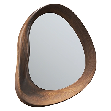 Sleek Asymm Mirror Model 3D model image 1 