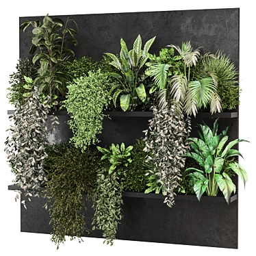  Indoor Wall Vertical Garden Set 1368 3D model image 1 