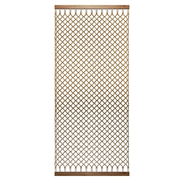 Macrame Partition Wall Panel 3D model image 1 