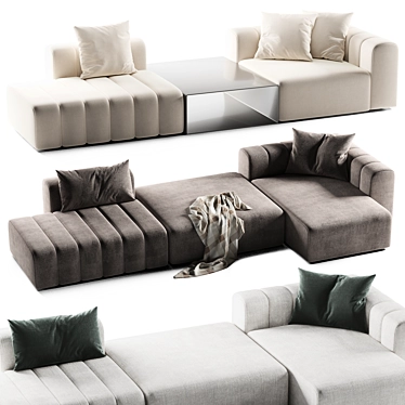 Modular Avy Sofa Set 3D model image 1 