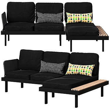 Outdoor Sofa by Ikea 3D model image 1 