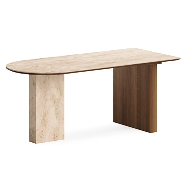 Urban Mood Pavlou Japandi Modern Dining Table