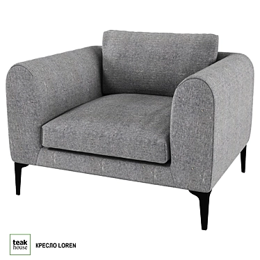 Modern Elegance: LOREN Armchair 3D model image 1 