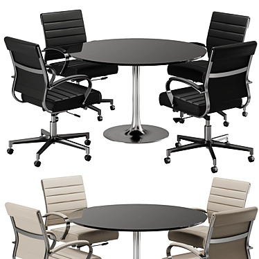 Modern Office Set16 Conference Chair 3D model image 1 