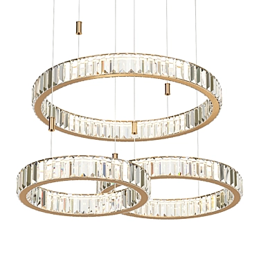 BERTOLDA L D40+60+80 Chandelier 3D model image 1 