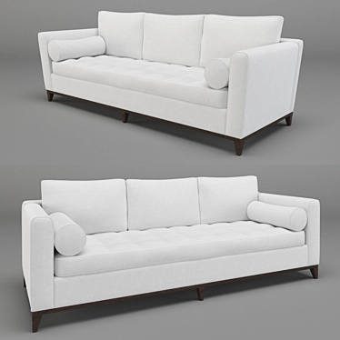 Elegant A.Rudin Sofa 3D model image 1 