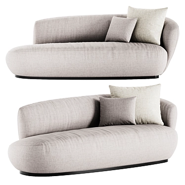 Designer Dai Sugasawa Sofa Bench 3D model image 1 