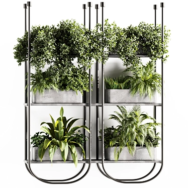  Indoor Plants Shelf Set126 3D model image 1 