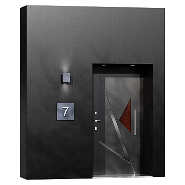 Modern entrance door