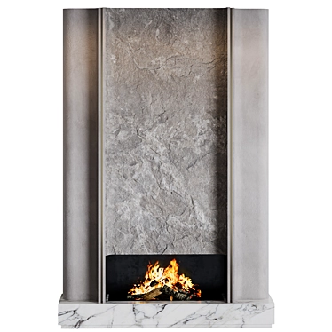 Corona 9 Legacy Fireplace Model 3D model image 1 