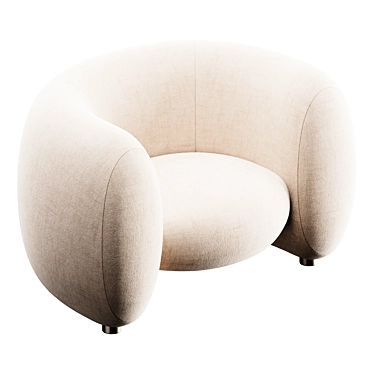 Luxury Comfort Chair "CINNAMON 3D model image 1 