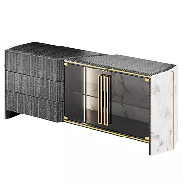 Luxxu Algerone Sideboard in 3D 3D model image 1 