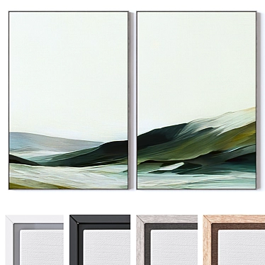 Multi-Frame Wall Art Set 3D model image 1 