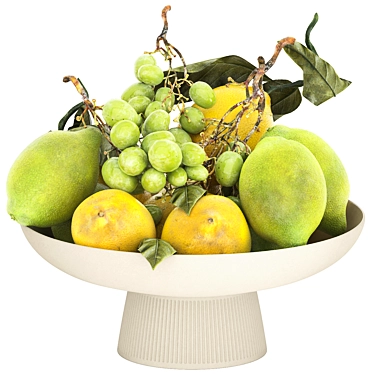 Multiple 3D Fruit Bowl Model 3D model image 1 