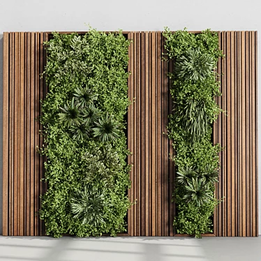 Green Wall Vertical Garden 93 3D model image 1 