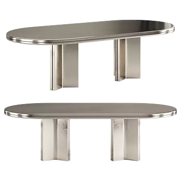 Sleek Piero Table Design 3D model image 1 