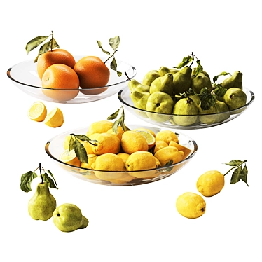 Fruit Variety Set 3D Models 3D model image 1 