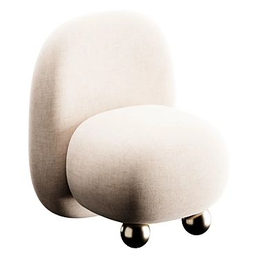 Designer Kelly Wearstler Armchair 3D model image 1 