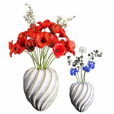 Elegant Bouquet Plant 3D Model 3D model image 1 