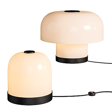 Sleek Design Rolo Table Lamp 3D model image 1 