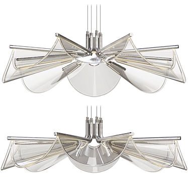 Sleek Pendant Light Model for Visuals 3D model image 1 