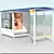 Modern Vray Kiosk Design 3D model small image 1