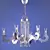 Elegant Crystal Chandelier 3D model small image 1