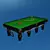 Classic Billiard Table 3D model small image 1