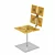 Title: Sleek Square Chair 3D model small image 1