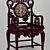 Vibrant Chinese Chair 3D model small image 1