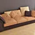 Italian-inspired Split Cushion Sofa 3D model small image 1