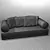 Classic Comfort Sofa 3D model small image 1