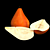 Fresh Red Pears: Whole, Half, Quarter 3D model small image 1