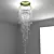 Glimmering Crystal Chandelier 3D model small image 1