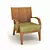 3D Max Armchair: Textured Design 3D model small image 1