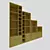 Tiered 4-Level Wall Unit 3D model small image 1
