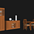 Elegant Armadio Furniture 3D model small image 1