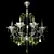 Crystal Elegance Chandelier 3D model small image 1