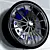 Revolutionary Wheel Clock 3D model small image 1