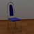 Sleek Hi-Tec Chair 3D model small image 1