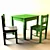 Kids' Table Set - Fun & Functional 3D model small image 1