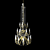 Elegant Italamp S014 Ceiling Light 3D model small image 1