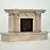 Cozy Warmth: Modern Fireplace 3D model small image 1