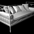 Elegant Forged Bed 3D model small image 1