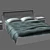 Customizable Bed and Tables 3D model small image 1