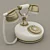 Vintage Cherry Telephone 3D model small image 1