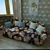 Elegant Scarlett Sofa: RoyBosh Collection 3D model small image 1