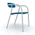 Cafe Fiesta Chair: Stylish and Durable 3D model small image 1