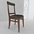 Rustic Wood Chair: Classic Comfort 3D model small image 1