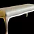 Elegant Louis XVI Bench 3D model small image 1